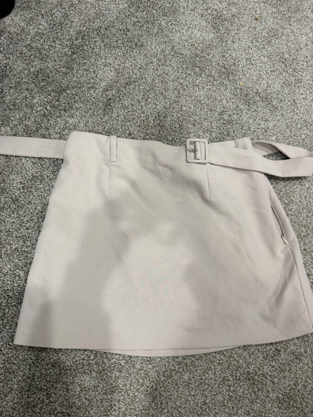 Abercrombie & Fitch Light Beige Skirt with Waistband